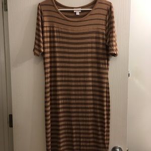 LuLaRoe brown dress